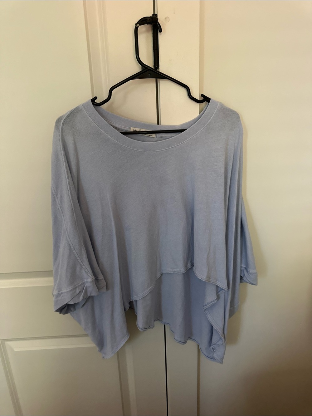 We The Free Powder Blue Layered Drop-Shoulder Tunic